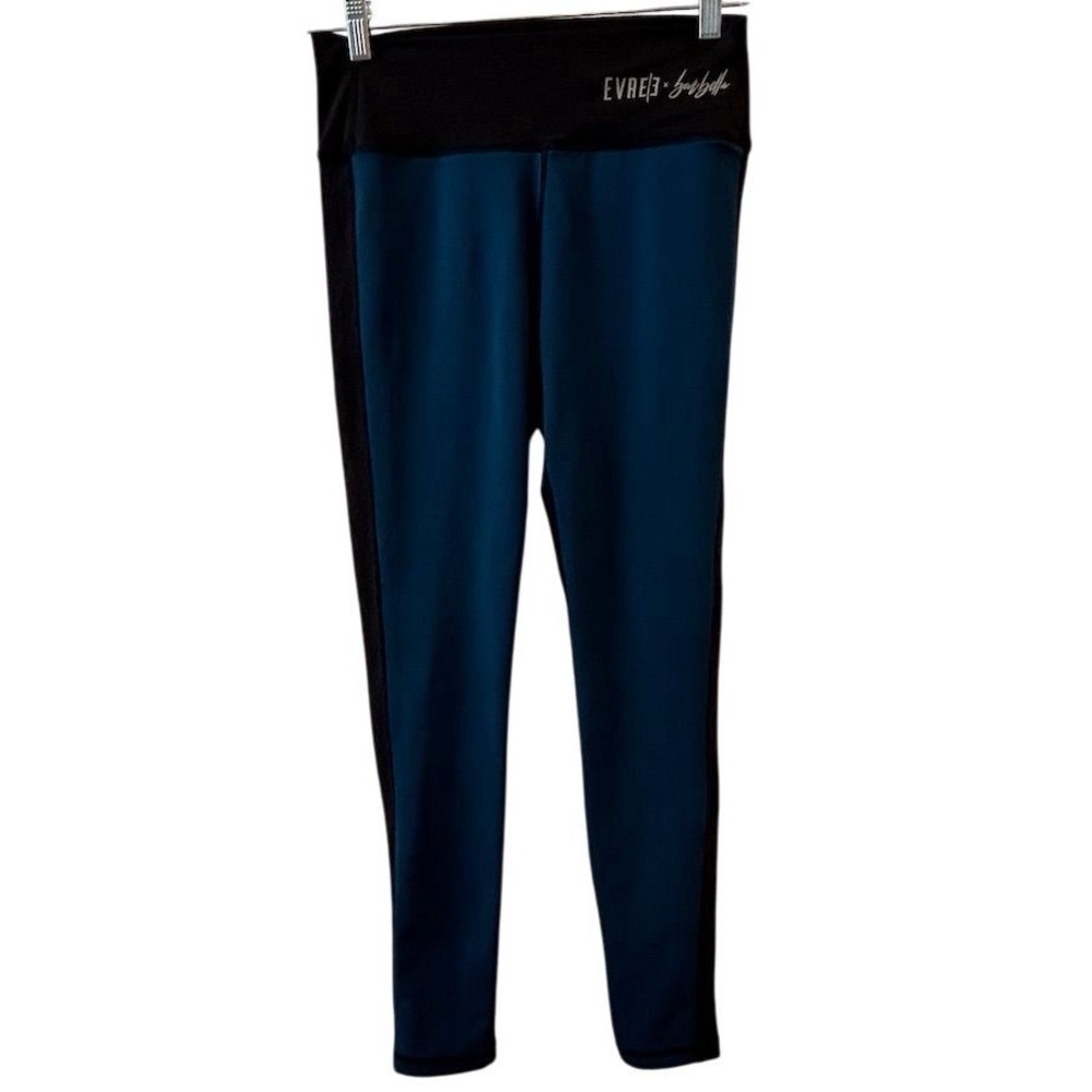 Evree x Barbella Women's Black Heart Booty Leggings Size L High-Waisted‎